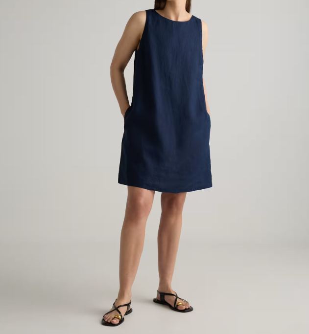 Linen Tank Mini Dress