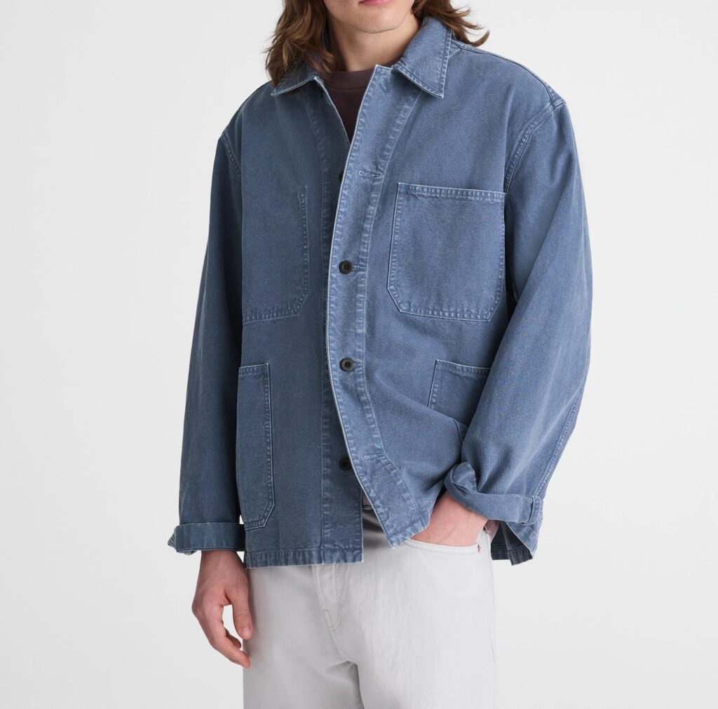 Chore Jacket in Cotton-Hemp Blend