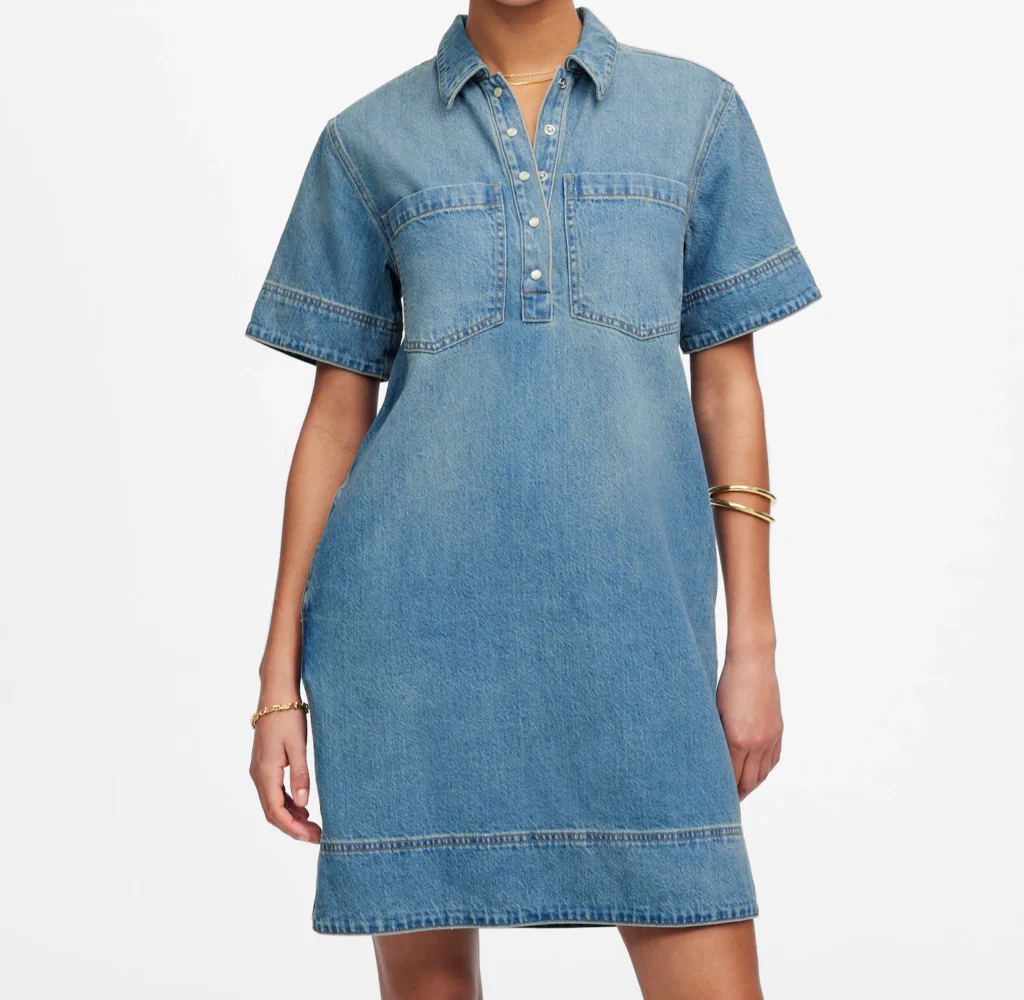 Denim Popover Dress