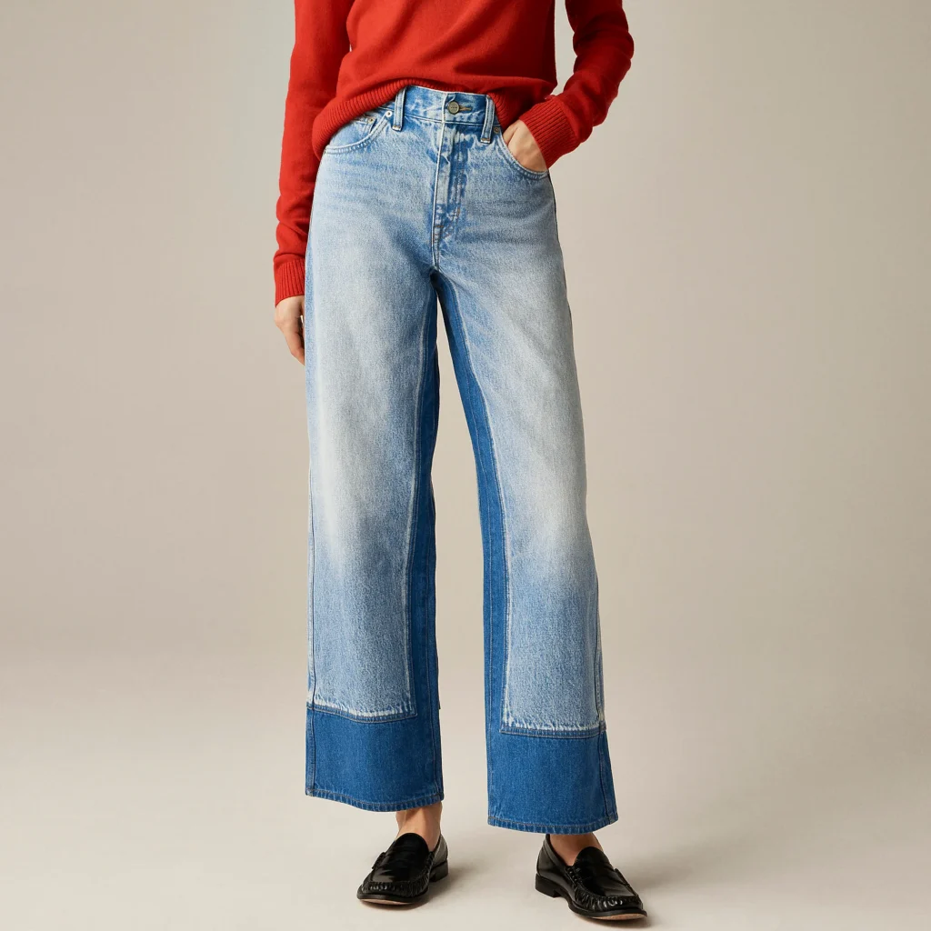 Everyday wide-leg ankle jean