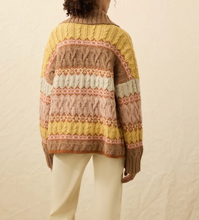 Highland Fairisle Cardigan - hover