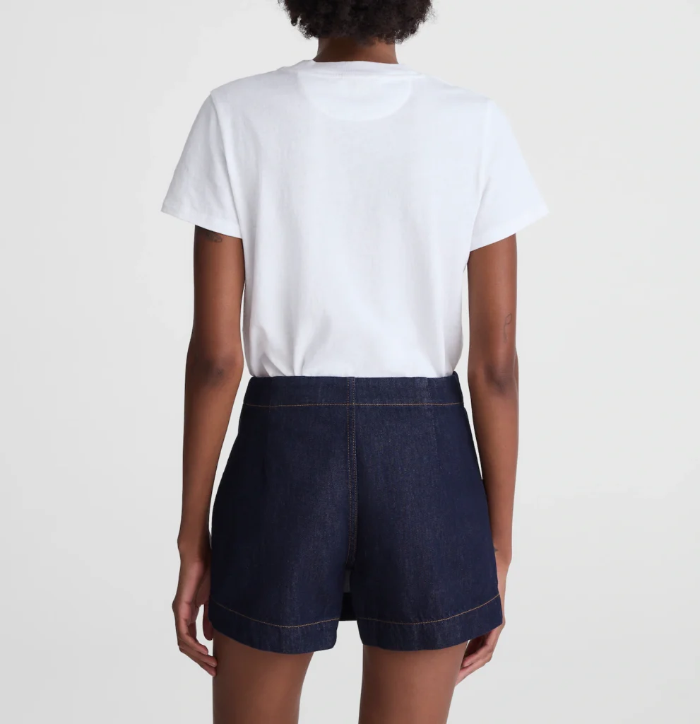 Denim Wrap Mini Skirt - hover