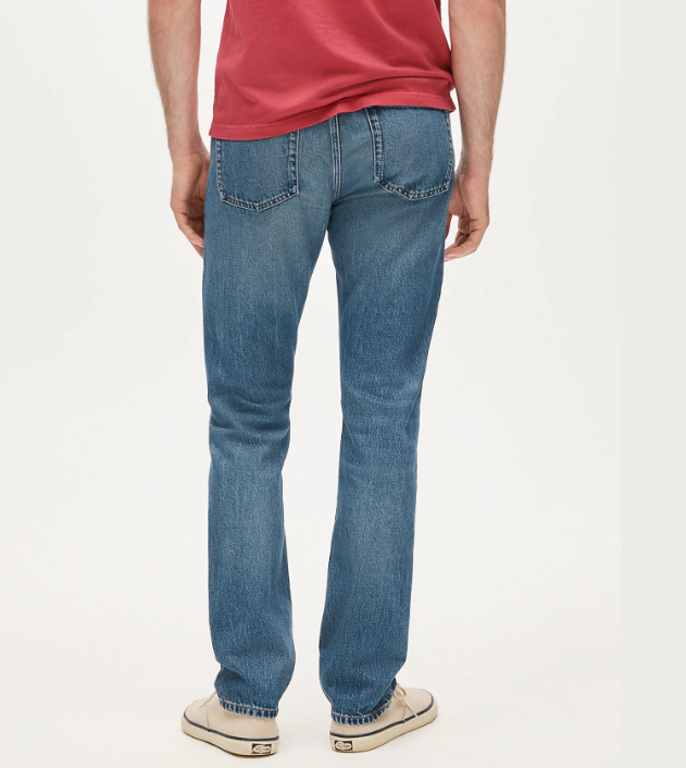 Straight-fit jean in vintage medium wash - hover