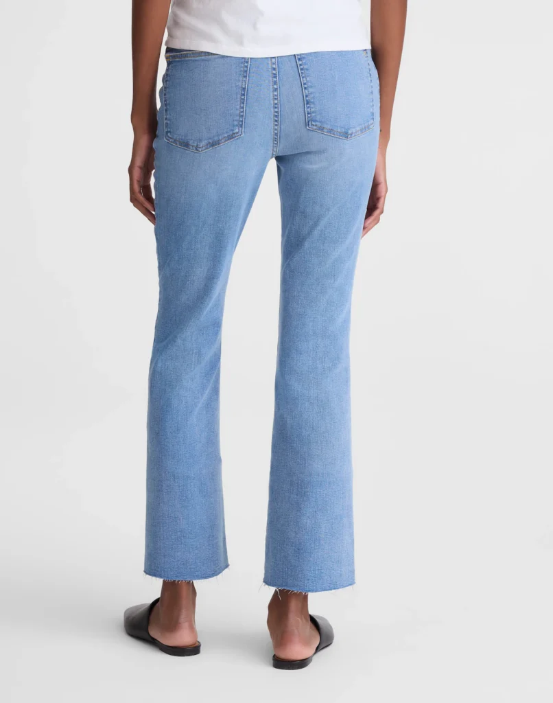 The Maternity Flare Crop Jean in Super Stretch - hover
