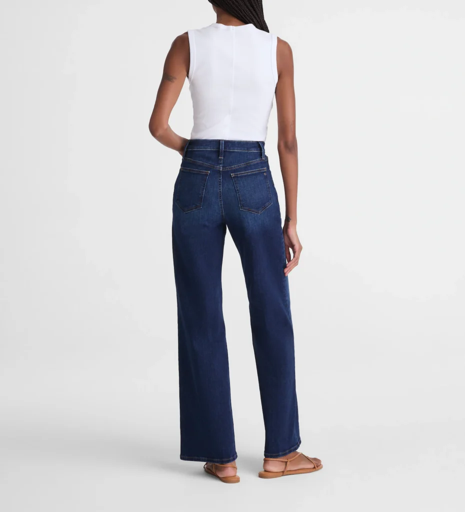 The Wide-Leg Jean in Super Stretch - hover