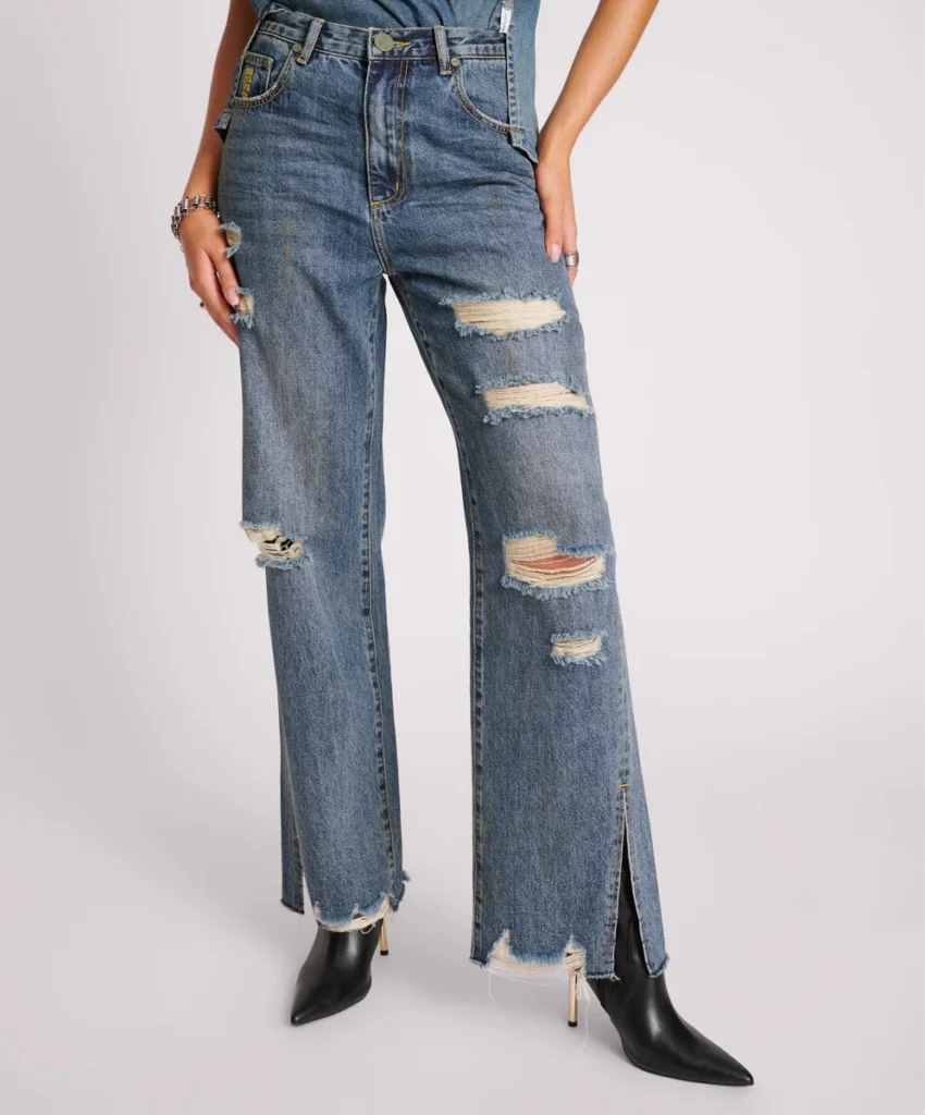 Billie Low Slung Straight Leg Mid Waist