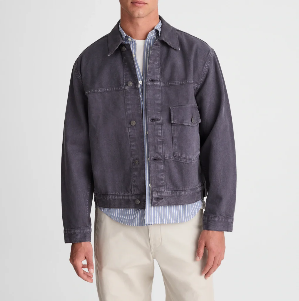 Denim Single-Pocket Jacket