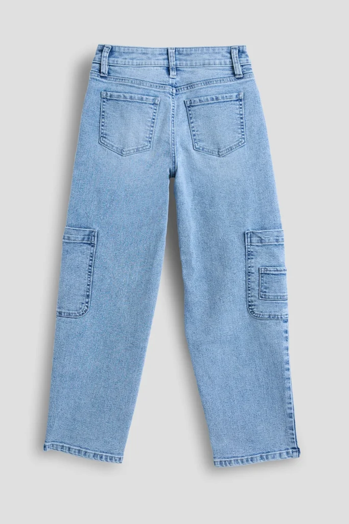 Girls Barrel Cargo Jeans - hover
